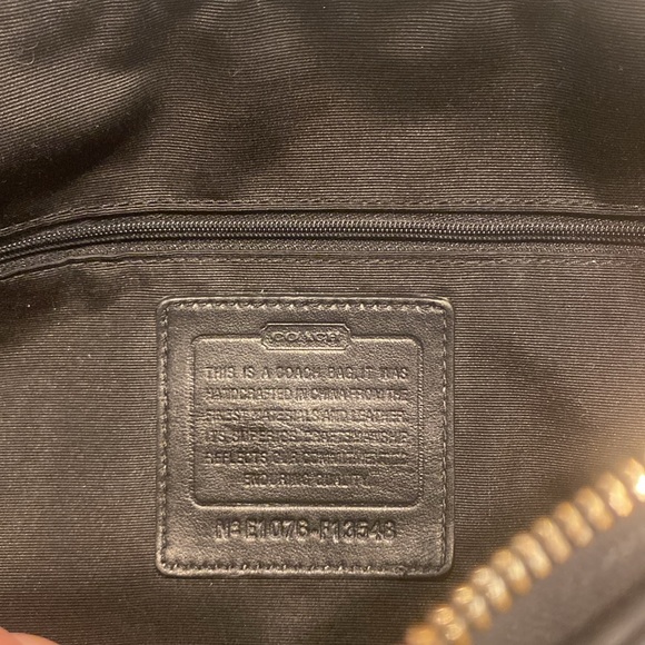 Coach Hampton Leather Monogram Purse - Picture 7 of 10
